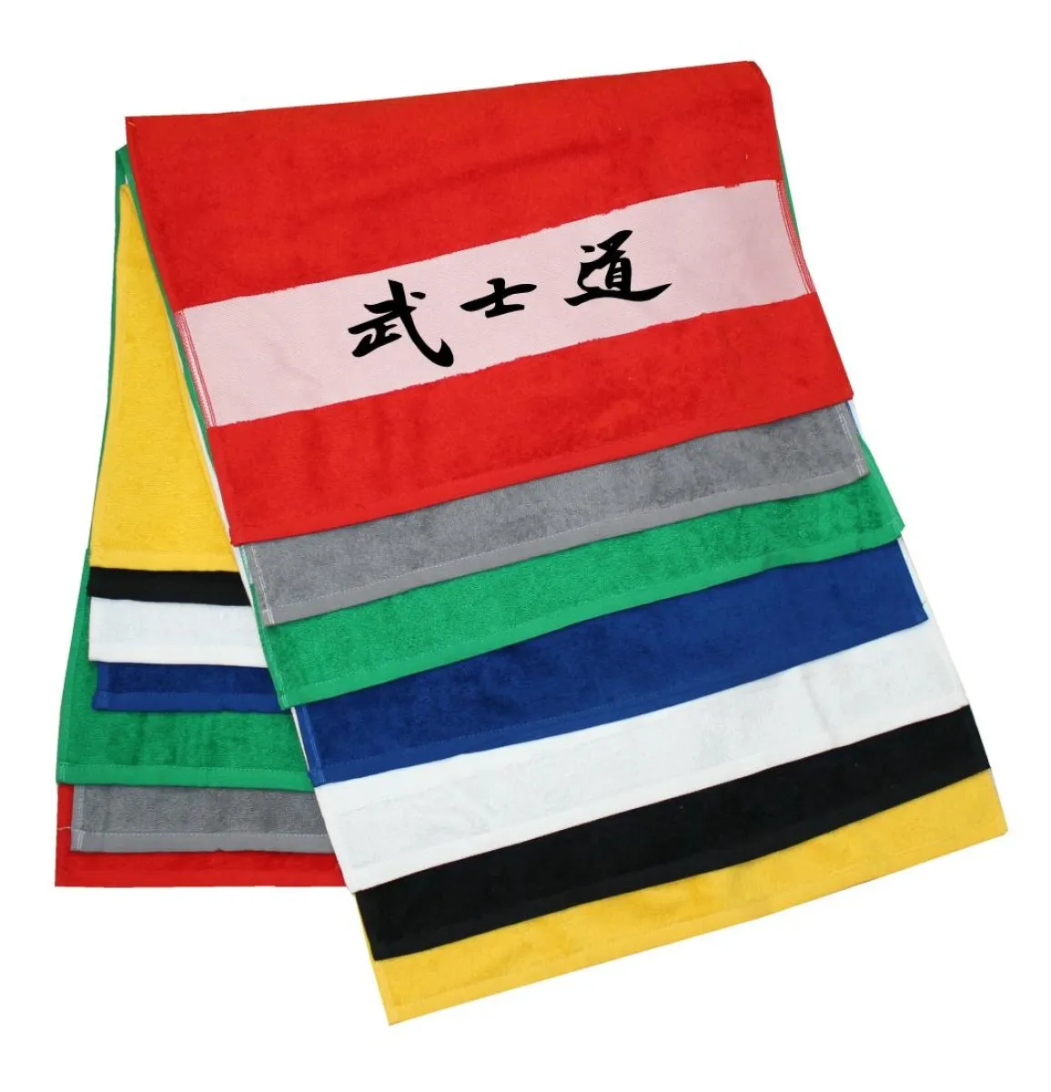 Brusehåndklæde Bushido-tegn / Kanji