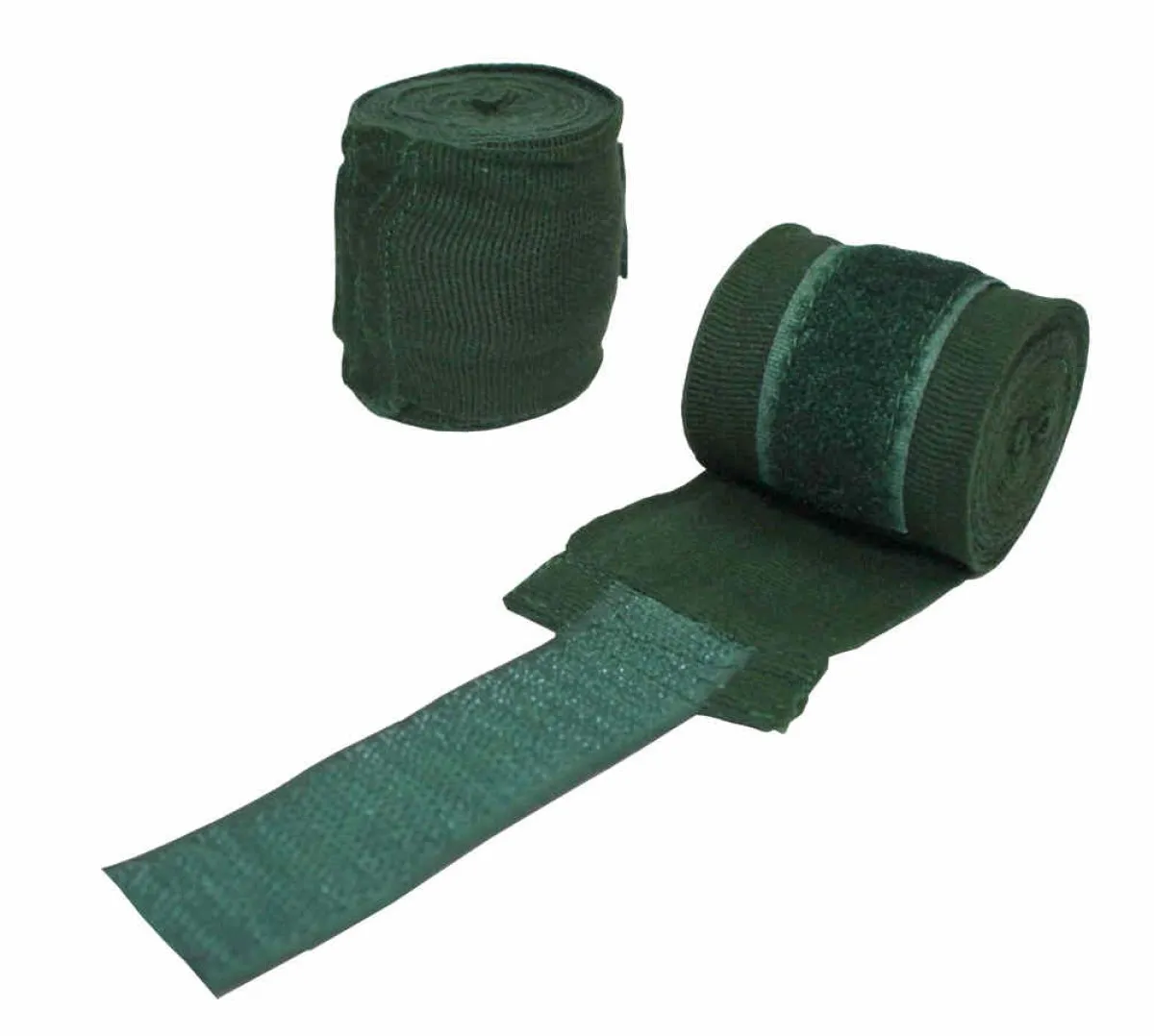 Boxbandagen elastisch 250 cm für Boxhandschuhe dunkelgrün