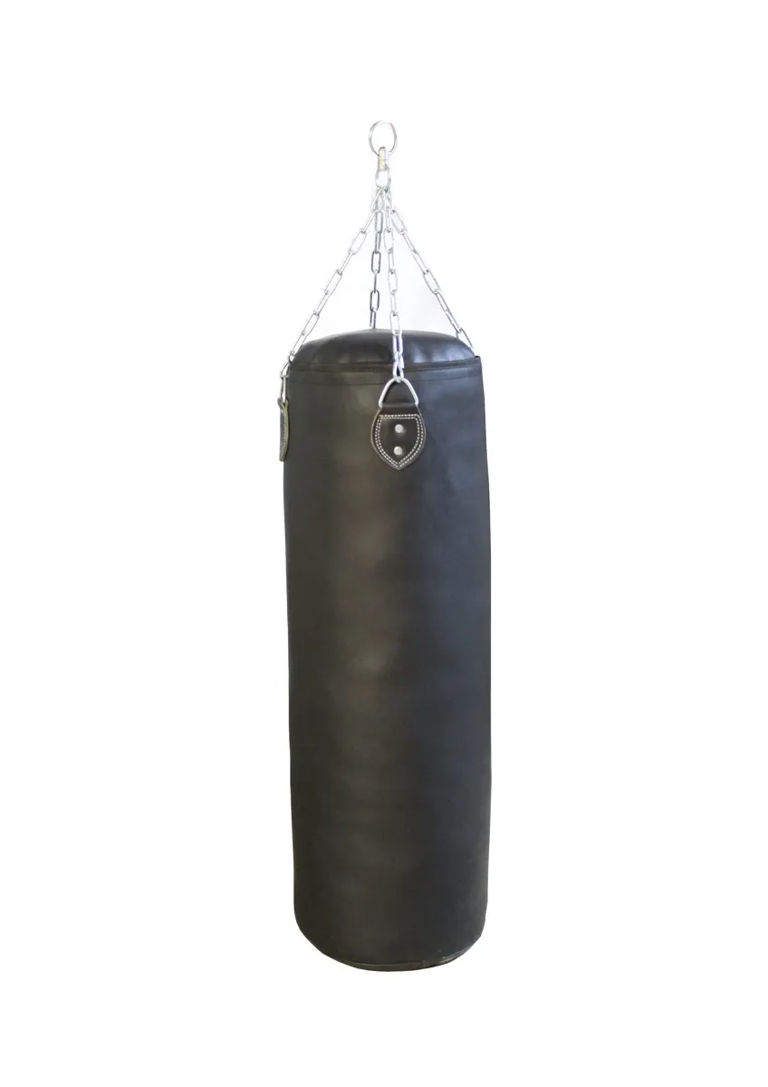 Punching bag Punch 150 cm black filled from imitation leather