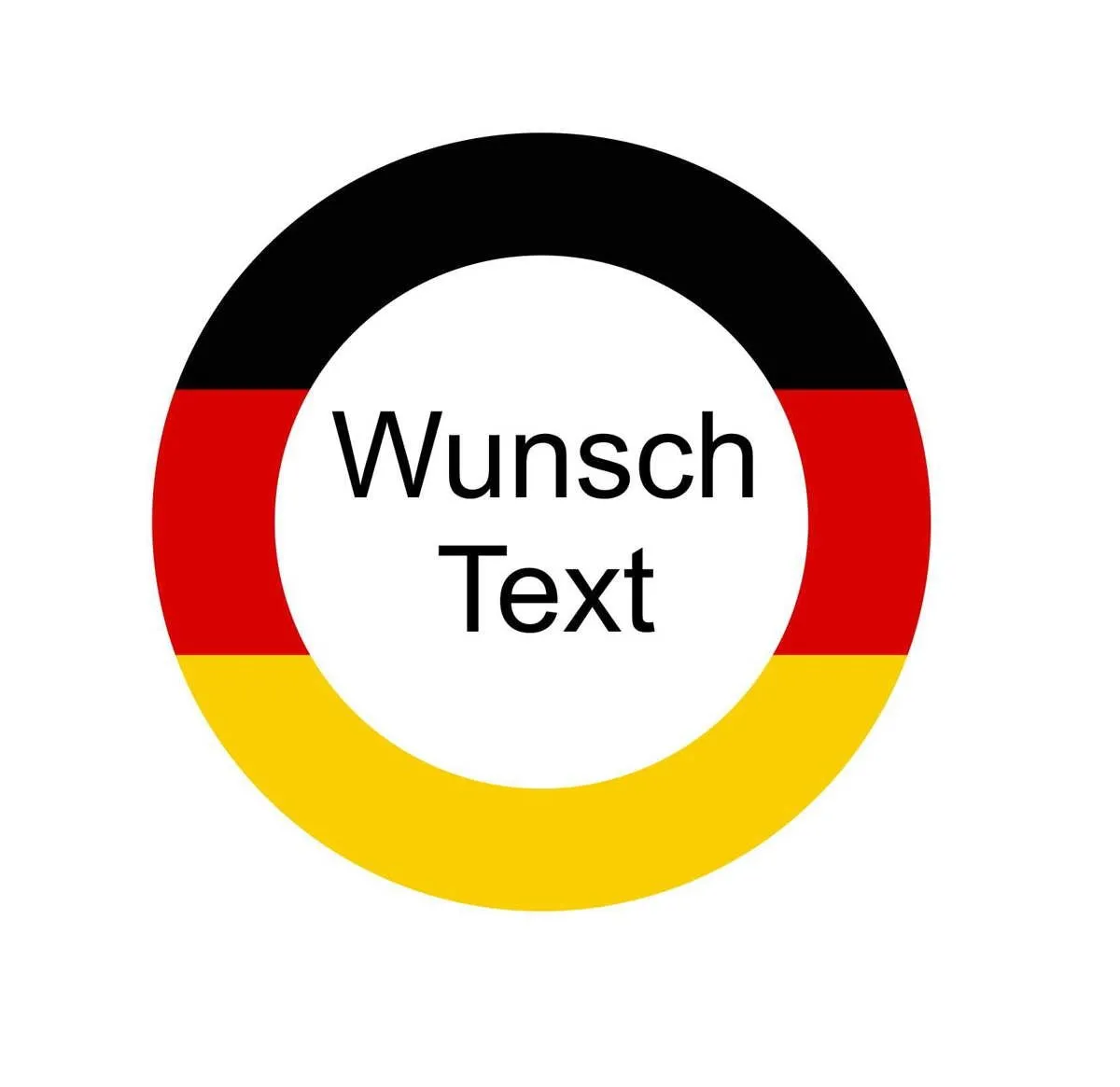Tysklands emblem med tilpasset tekst til trofæer og medaljer