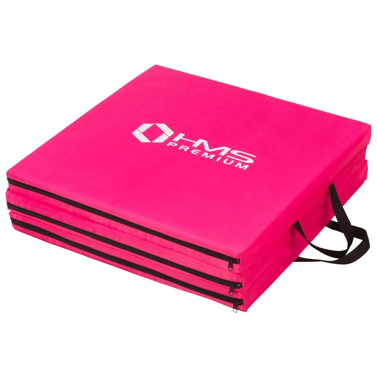 Foldable gymnastics mat pink 180x60 cm