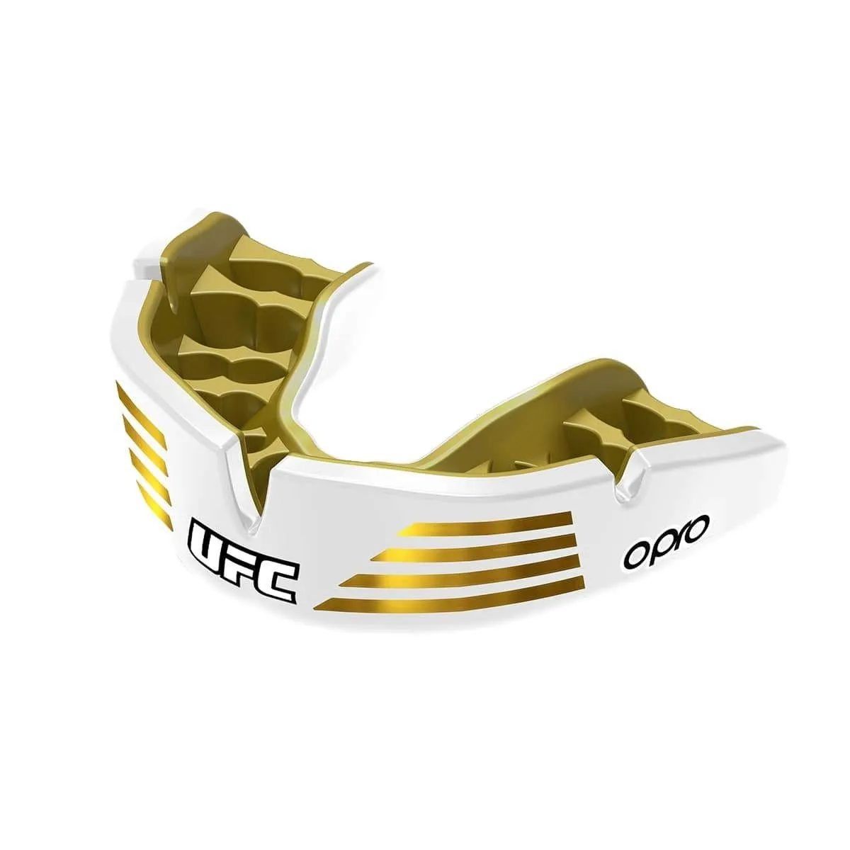 OPRO "UFC" tandbeskytter Insten Custom FIT guld/hvid