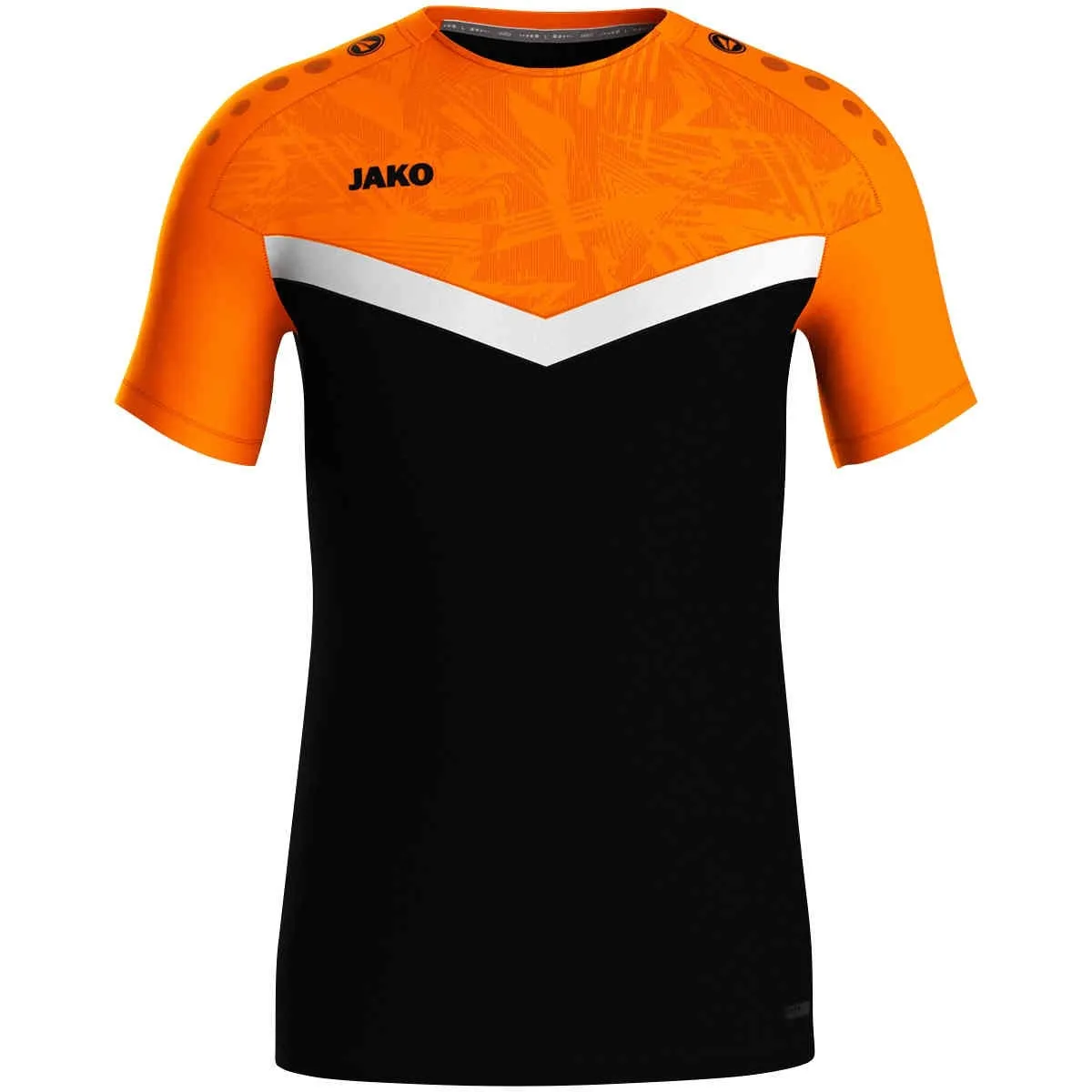 JAKO T-Shirt Iconic, schwarz neonorange 13-JA6124807