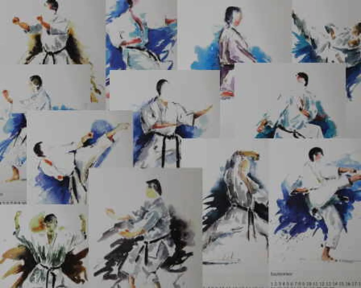Karate Kunst Kalender