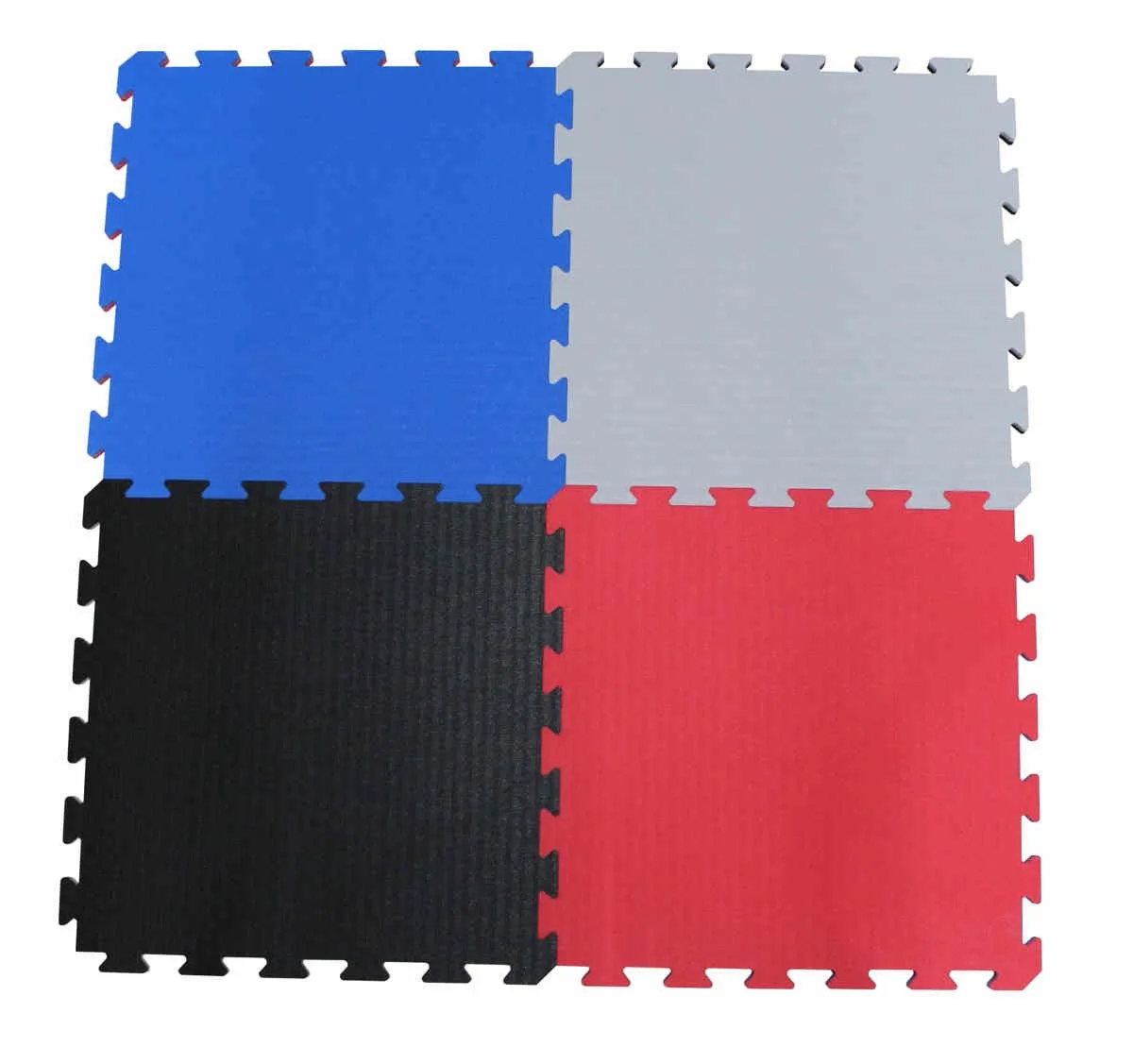Tapis de sports de combat K20L rouge/bleu 50x50 x 2cm