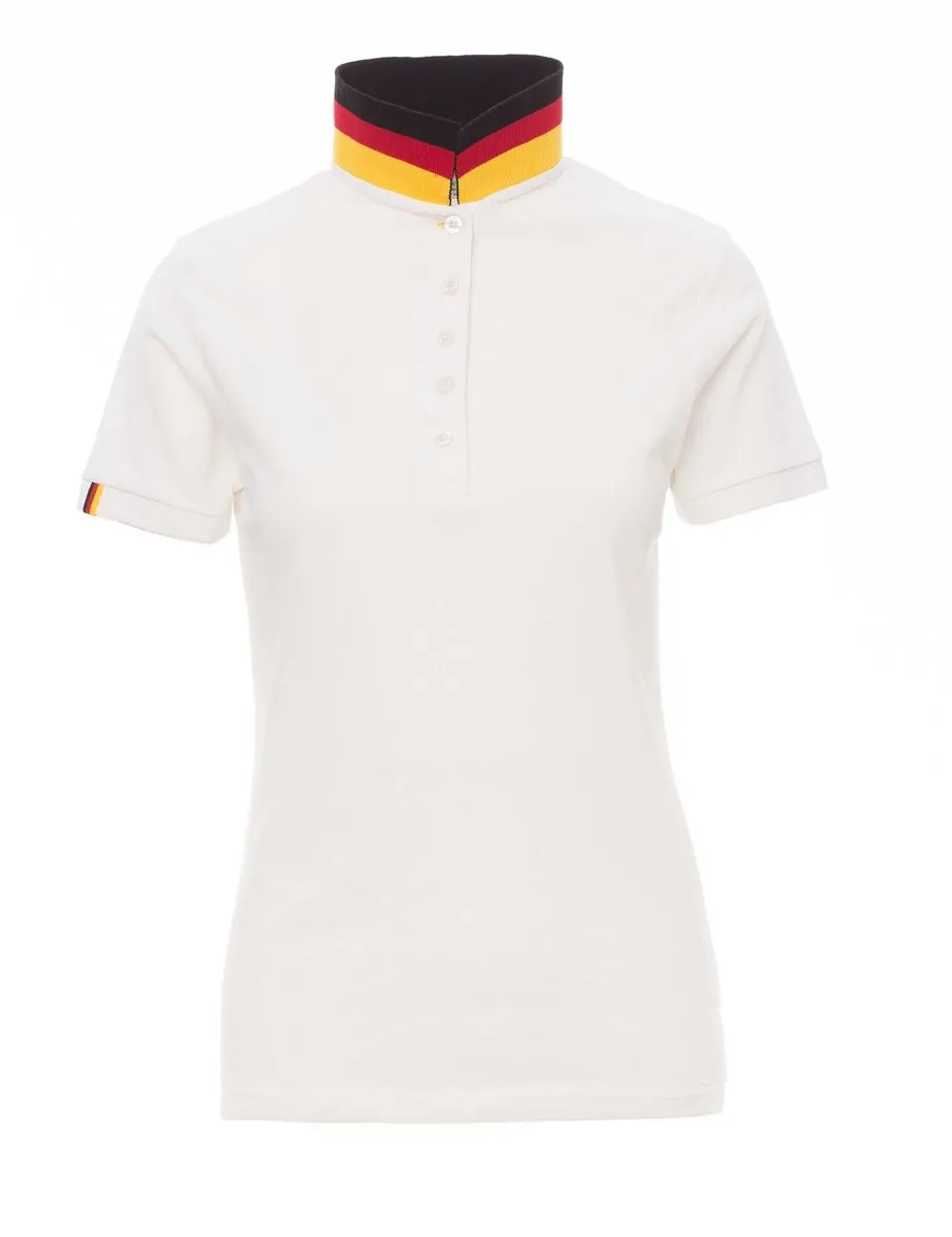 Polo shirt Germany ladies white