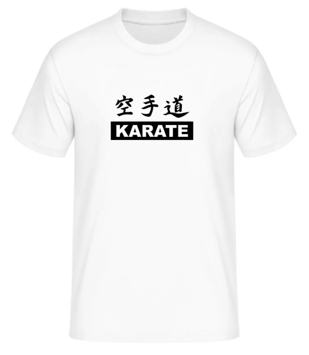 T-shirt Karate doen wit