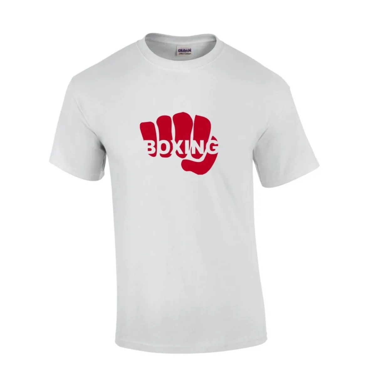 T-shirt Boxing Fist hvid