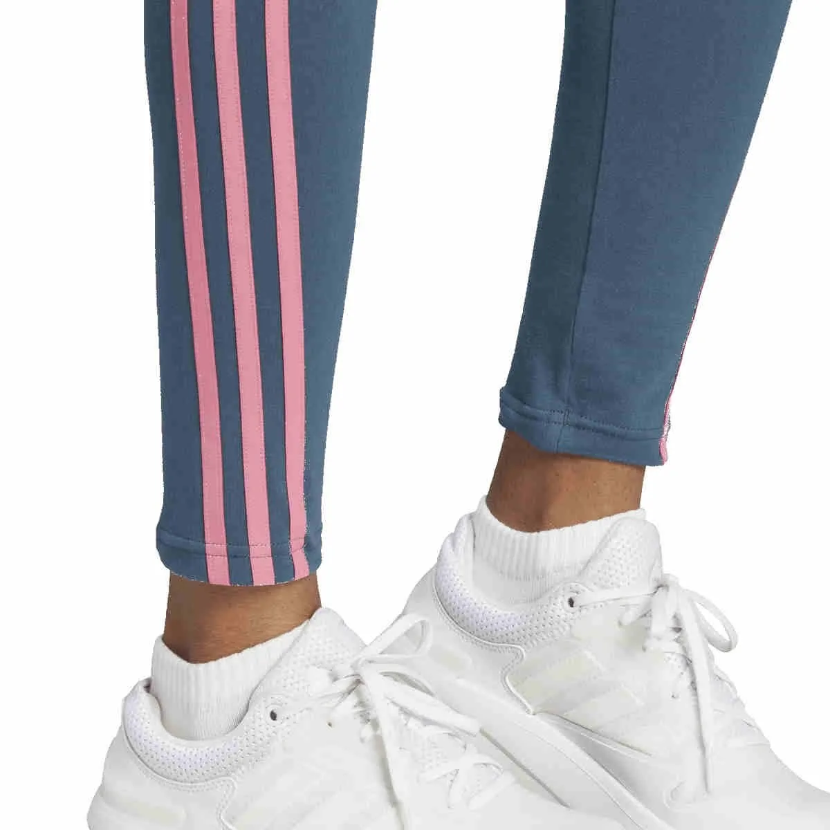 adidas Leggings Femmes High Waste Future Icons 3-Stripes turquoise foncé