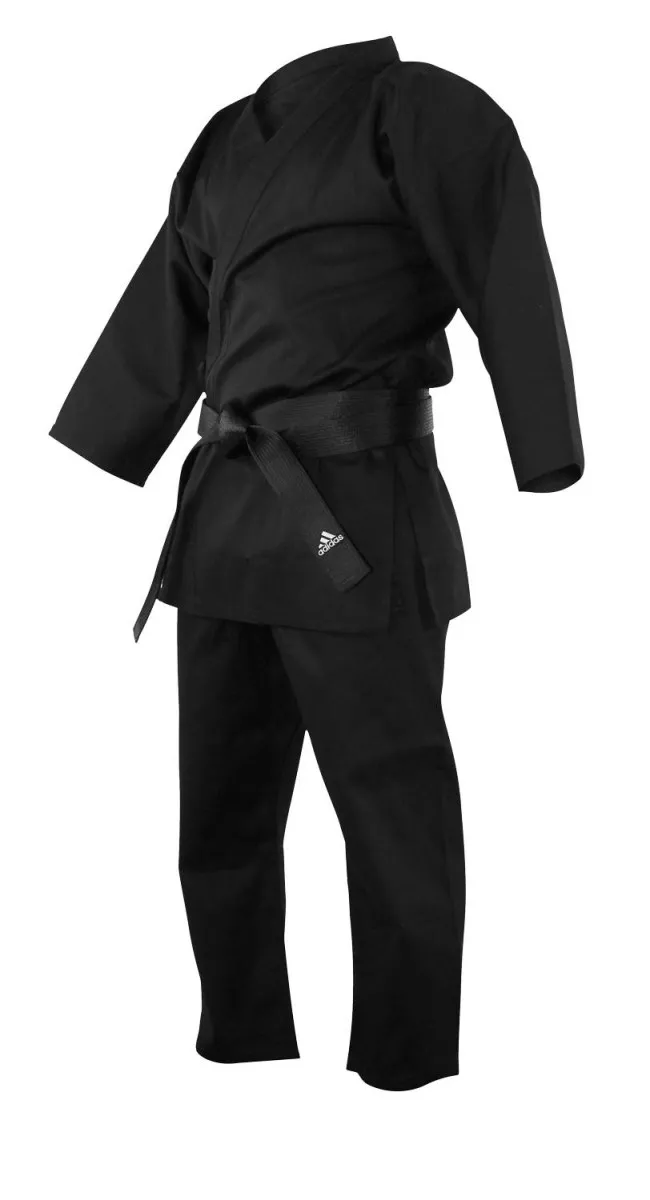 Adidas Vechtsportpak Bushido zwart | Karate pak