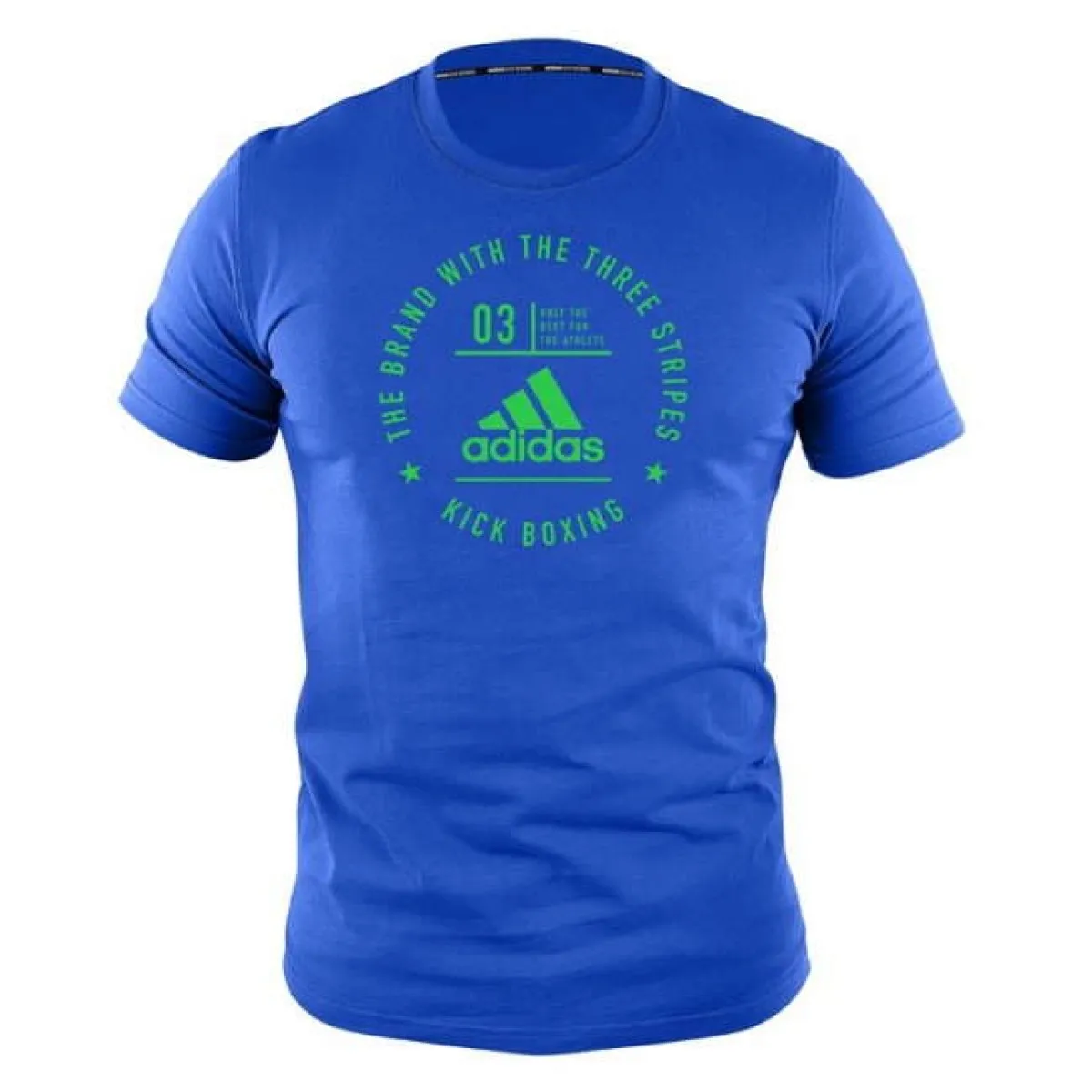 adidas T-shirt Community Kick Boxing kongeblå|neongrøn
