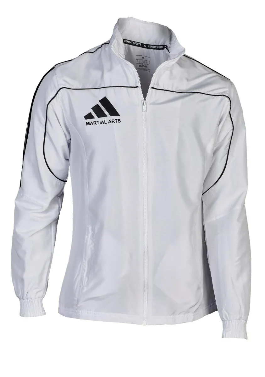 adidas training jacket white TR40