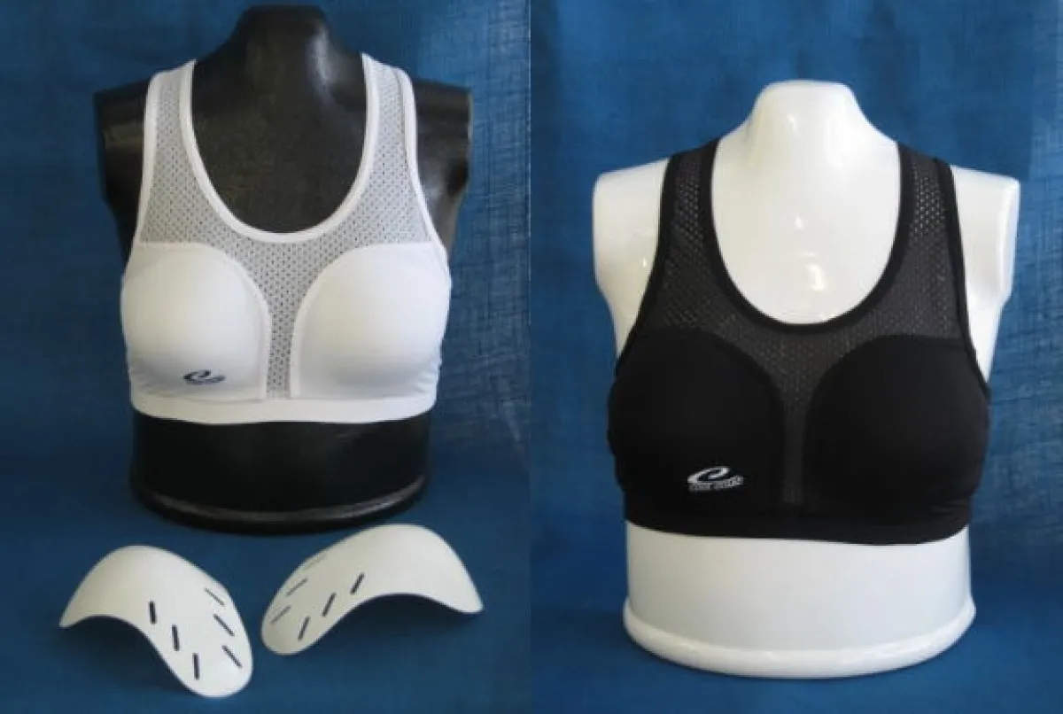 Top black for ladies chest protection Cool Guard