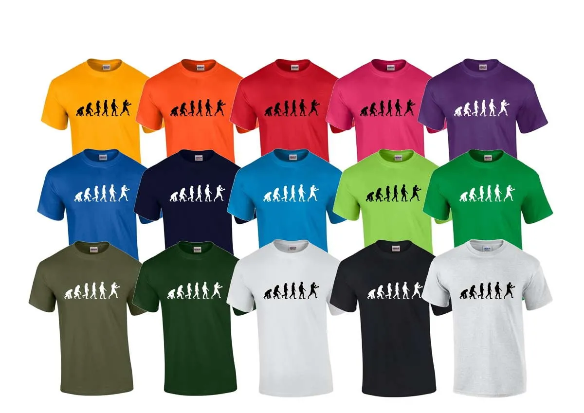 Evolution boks T-shirt diverse kleuren