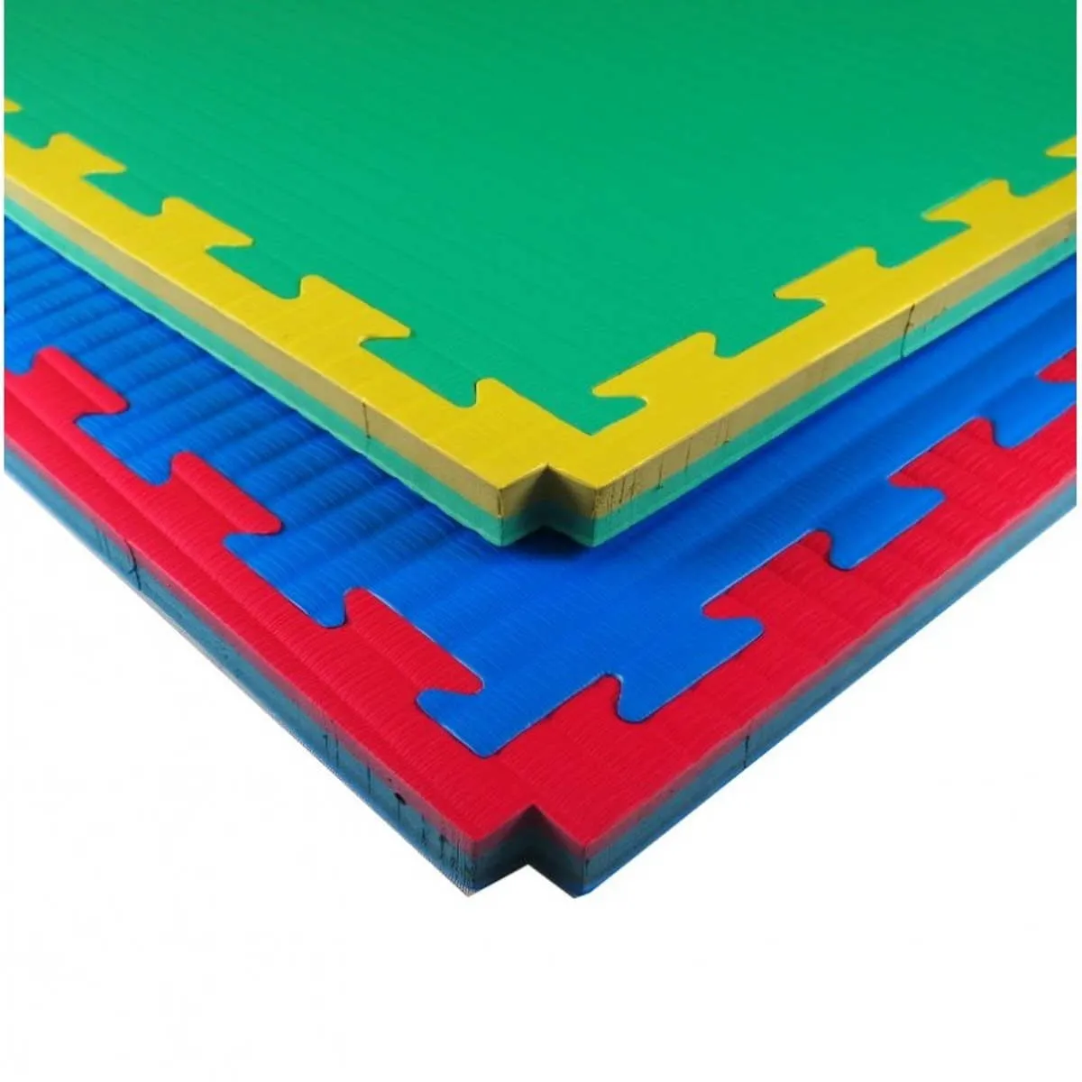Tatami mat TJ25X blue/red 100 cm x 100 cm x 2.5 cm