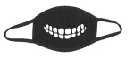Mouthguard cotton black teeth