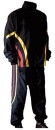 Tracksuit / leisure suit black-red-yellow