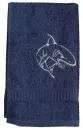 "Shark" shower and hand towels