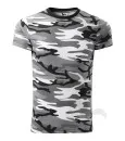 Camouflage T-shirt grijs voor