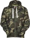 Camouflage Classic Army Style Zip Sweat Jacket in camouflagekleur