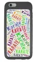 Mobile phone case for Iphone 6 with karate motifs