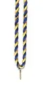 Cordón medalla azul/amarillo