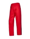 Arnishose Universal Kampfsport Hose in rot mit schwarzen Streifen