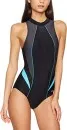 Swimming costume IVANKA III black/graphite/turquoise