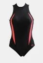 Swimming costume OLIVIA graphite/neon orange