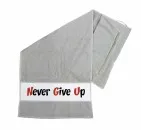 Fitness-håndklæde Never Give Up | Sports-håndklæde