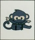 Bæltemærke Ninja-abe-mærke