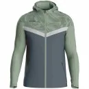 JAKO hooded jacket Iconic anthra light/mint green/soft grey
