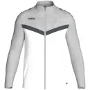 JAKO polyester jacket Iconic white/soft grey/anthra light