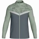 JAKO polyester jacket Iconic anthra light/mint green/soft grey