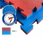 Taekwondo mat rood/blauw, WT goedgekeurd