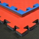 Vechtsportmat omkeerbaar Checkerd rood/blauw - 100 x 100 x 2.0 cm