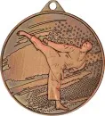 Medal Karate 4,5 cm bronze