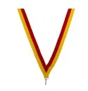 Medaljebånd gul og rød