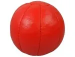 Medicinbold 3 kg ægte læder Slamball rød