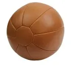 Medicinbold 5 kg, 26 cm syntetisk læder Slamball