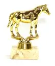 Pokalstativ hest fuldblod 11 cm guld