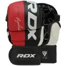 MMA-sparringshandsker i syntetisk læder rød 7 oz RDX T6