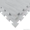 Tatami W20P houtmat lichtgrijs wit/wit 100 cm x 100 cm x 2 cm