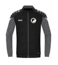Polyester jacket black with print Karate Dojo Burglengenfeld