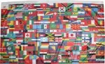 Landen van de wereld Vlag met 198 landen