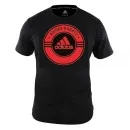 adidas Combat T-Shirt Karate sort/rød