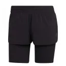 adidas ladies sports shorts short black 2 in 1
