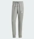 adidas Essentials French Terry Tapered Cuff 3-Stripes Pants grey