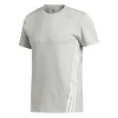 adidas Hommes T-Shirt Aero 3S CW TEE gris recto