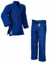 adidas judopak CHAMPION III IJF blauw/wit, slank